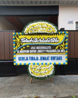 Papan Bunga Duka di Silangkitang